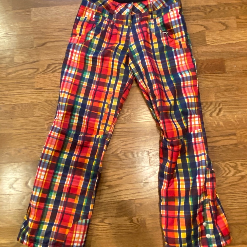 Obermeyer Plaid Ski Snow Pants